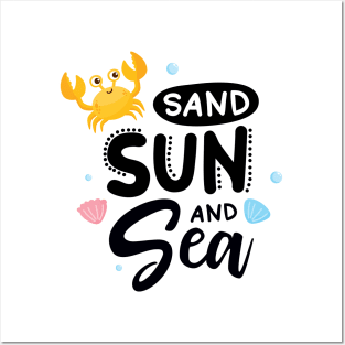 Sun sand an sea Posters and Art